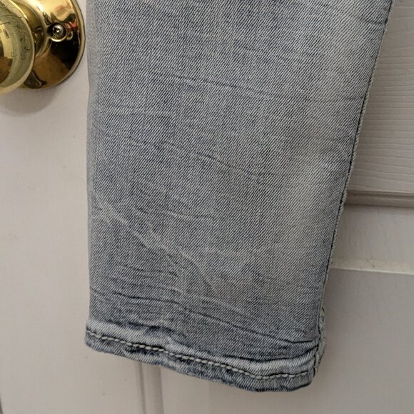 Rock Revival Women's Distressed Blue Skinny Jeans Size 30 - Picture 15 of 15